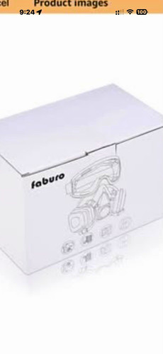 Faburo half mask respirator - half,