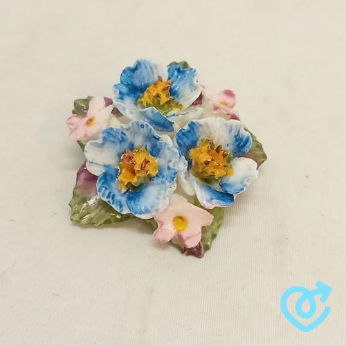 Porcelain flower brooch multi - flower,