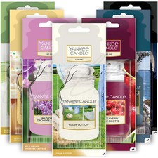 YANKEE CANDLE Car Jar Paper Air Freshener Hanging Cardboard *CHOOSE ITEM*