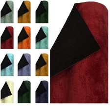 PLUSH VELVET FABRIC FAUX SUEDE DRESSMAKING UPHOLSTERY CURTAIN SOFT CAR MATERIAL