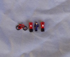 P&D Marsh N Gauge N Scale X49 Postman/bike/post boxes PAINTED & finished