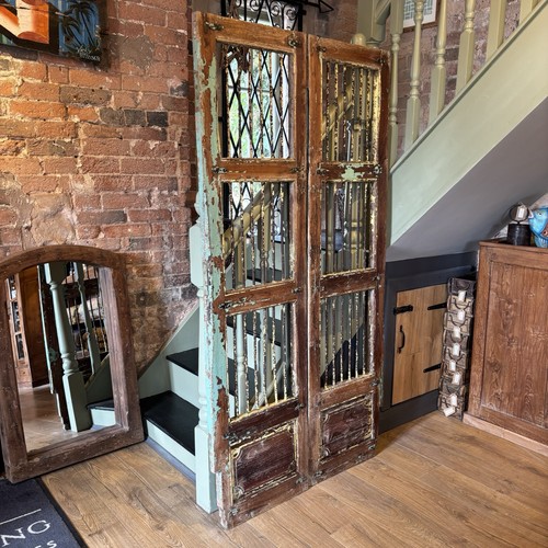 Pair vintage wooden - pair, door