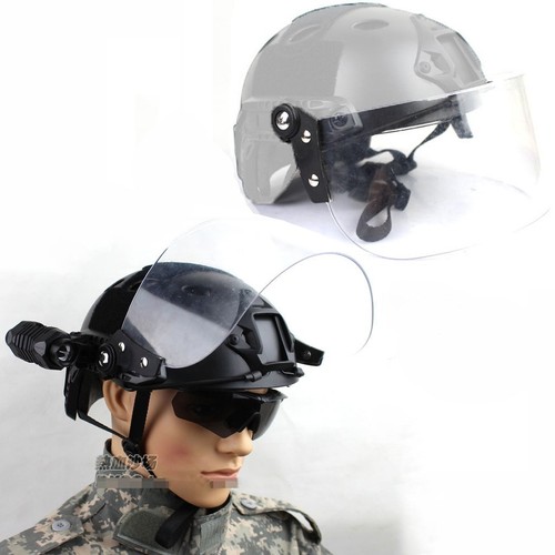 Tactical helmet visor flip - visor,