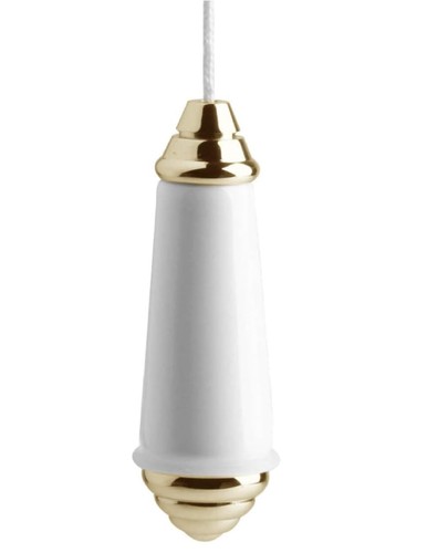 Ceramic light cord pull - ceramic,