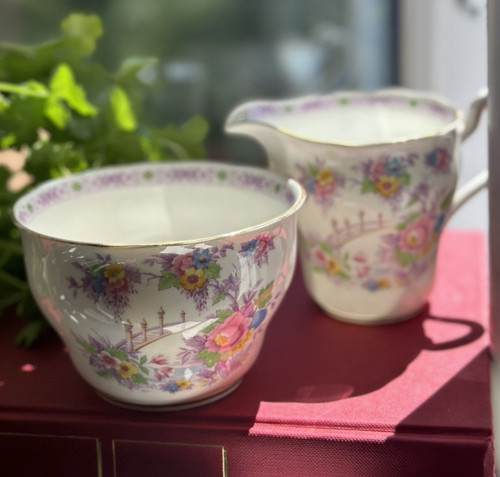 Colclough bone china - bone, floral