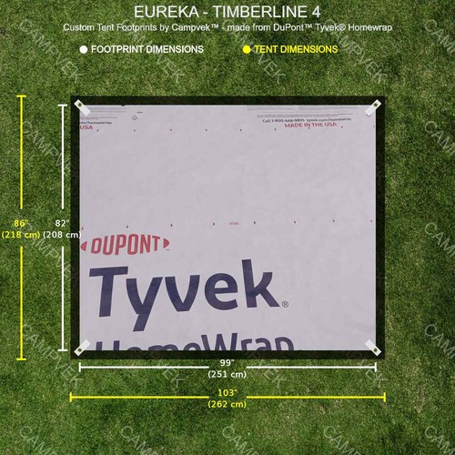 Tyvek footprint for the - tyvek,