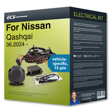 Towbar wiring kit 13-pin specific ›for NISSAN Qashqai 06.2024- NEW