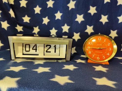 Vintage vedette flip clock - vedette,