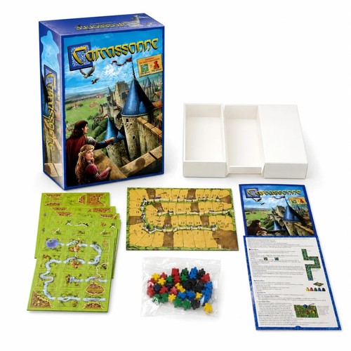 Carcassonne board game - board, for