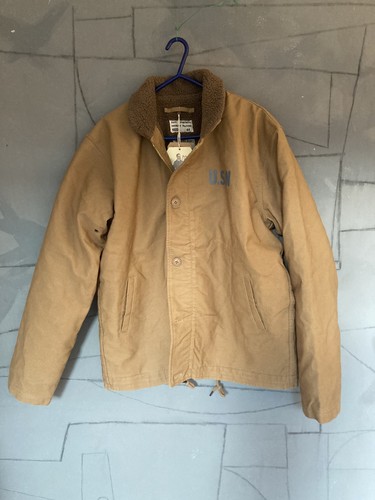 Navy deck jacket retro - navy,