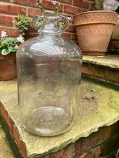 Demijohn Glass Bottle Wine/Beer Making Double Handled. Used 4.5L / 1 gallon