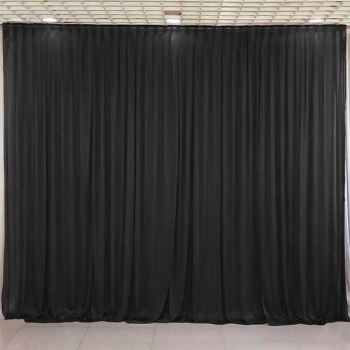 Background curtain used - used, as