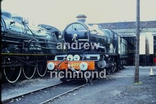 4079 Pendennis Castle Steam Locomotive Carnforth Jun 1975 Kodachrome 35mm Slide