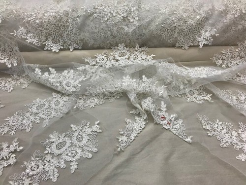 Elegant sequin lace - sequin, fabric