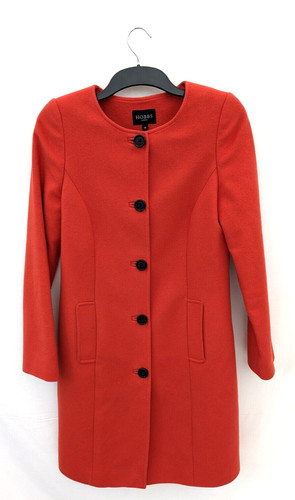 Hobbs coat womens wool - womens, 10