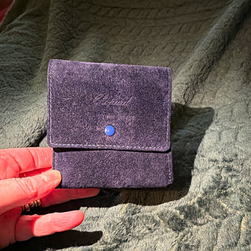 Chopard blue suede travel - blue,