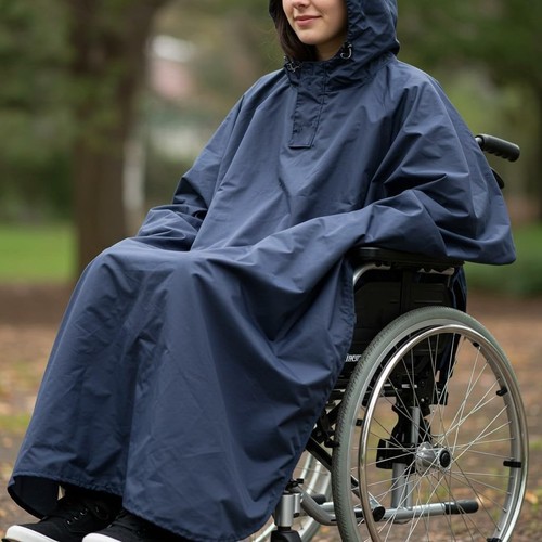 Waterproof wheelchair poncho - waterproof,