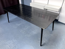 Vintage Mid-Century Industrial Large Danish Modernist Dining Table