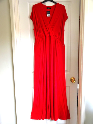Wallis maxi red - jersey, dress