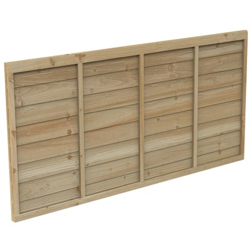 6x3ft pressure treated overlap - 6x3ft,