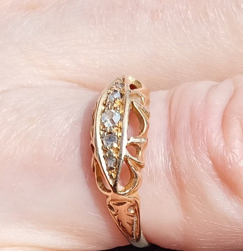 Edwardian 18ct gold and - edwardian,