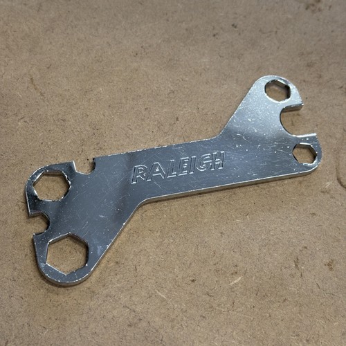 Vintage raleigh bike - raleigh, spanner