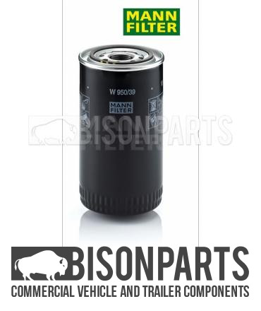 Engine oil filter w950 - w950/39, fits