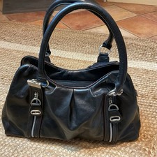 Oriano Black Leather Handbag