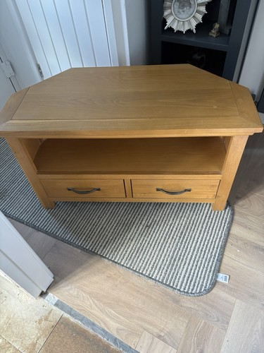 Solid oak cabinet - tv,