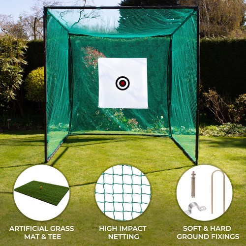 Golf driving practice cage - driving,
