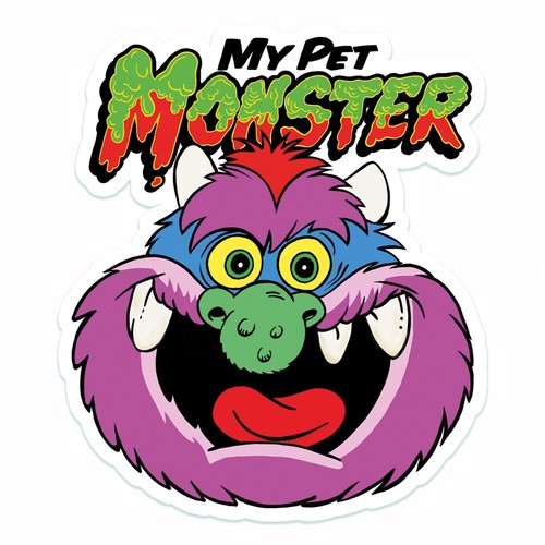 Pet monster cartoon style - pet,