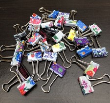 Design Assorted 15,19,25.32 mm Bulldog Fold back Size Metal Binder Grip Clips