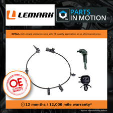 ABS Sensor fits VAUXHALL ZAFIRA C 1.6 Rear 11 to 18 Wheel Speed Lemark 1247325