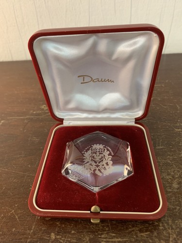 Chardon crystal paperweight - chardon,