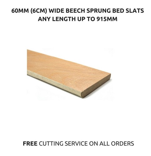 60mm 6cm wide beech - 6cm,