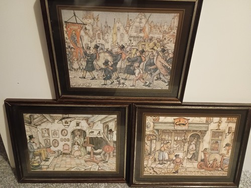 Anton pieck vintage prints - vintage,