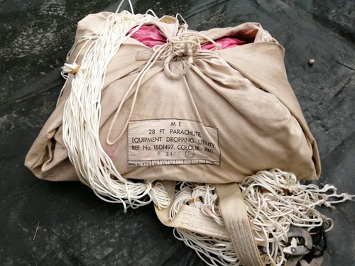 Army parachute 28ft cold - parachute,