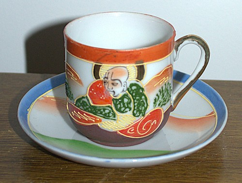 Vintage hand painted - vintage, oriental