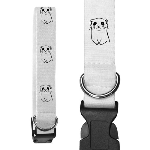 Ferret face dog collars - 'ferret, face'