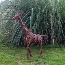 Giraffe Garden Sculpture Metal Ornament