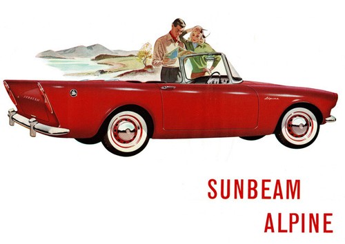 Sunbeam alpine series poster - sunbeam,