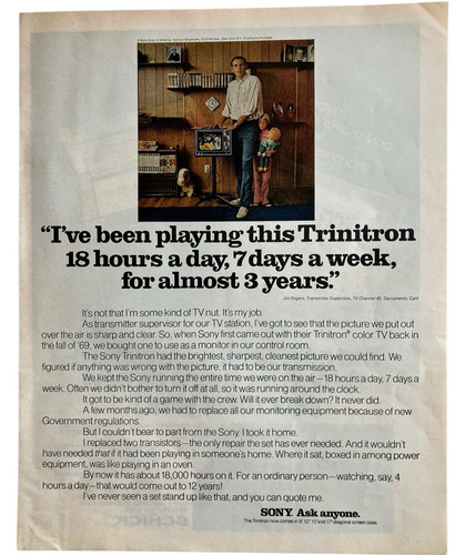 Vtg sony trinitron - vtg,
