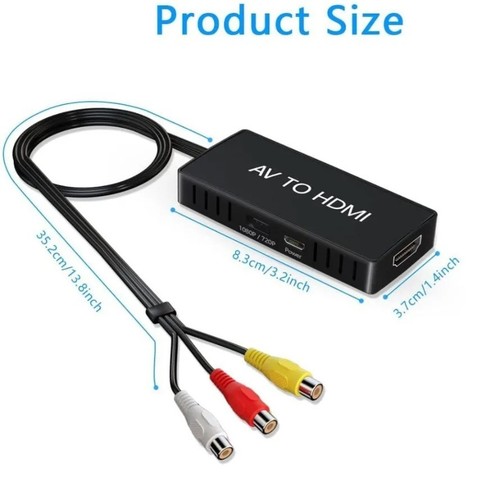 Rca hdmi converter - converter,, av