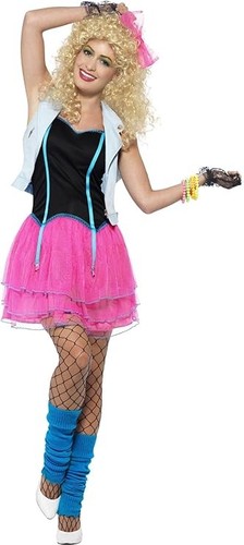 Ladies 1980s pink wild - ladies, girl