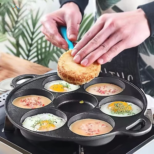 Holes frying pan non stick - holes,