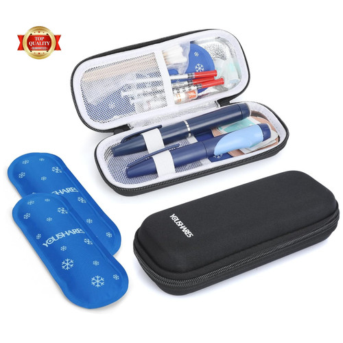 Insulin cooler travel case - travel,