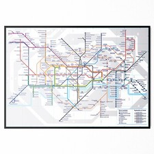 London Train Map System Tube
