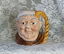Vintage Oldcourt Ware Hand Painted Friar Tuck Toby Jug Style Mug