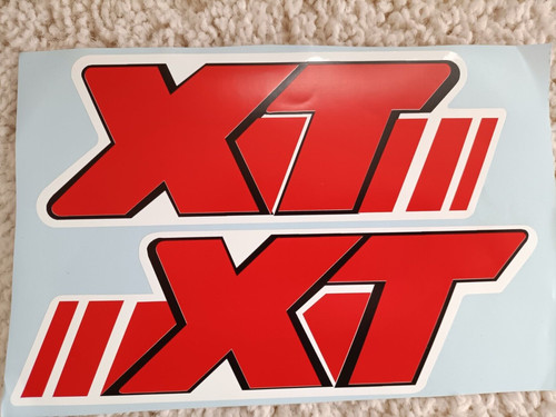 Yamaha xt350 tank stickers - yamaha,