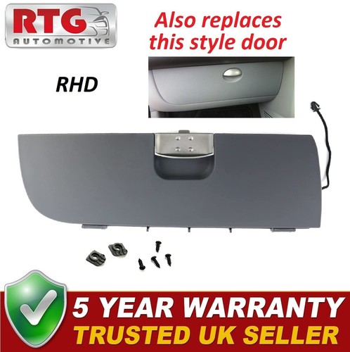 Grey glove box door - glove,